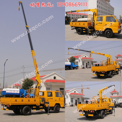 江鈴2噸至4噸隨車起重運(yùn)輸車 高效多能的移動裝卸解決方案